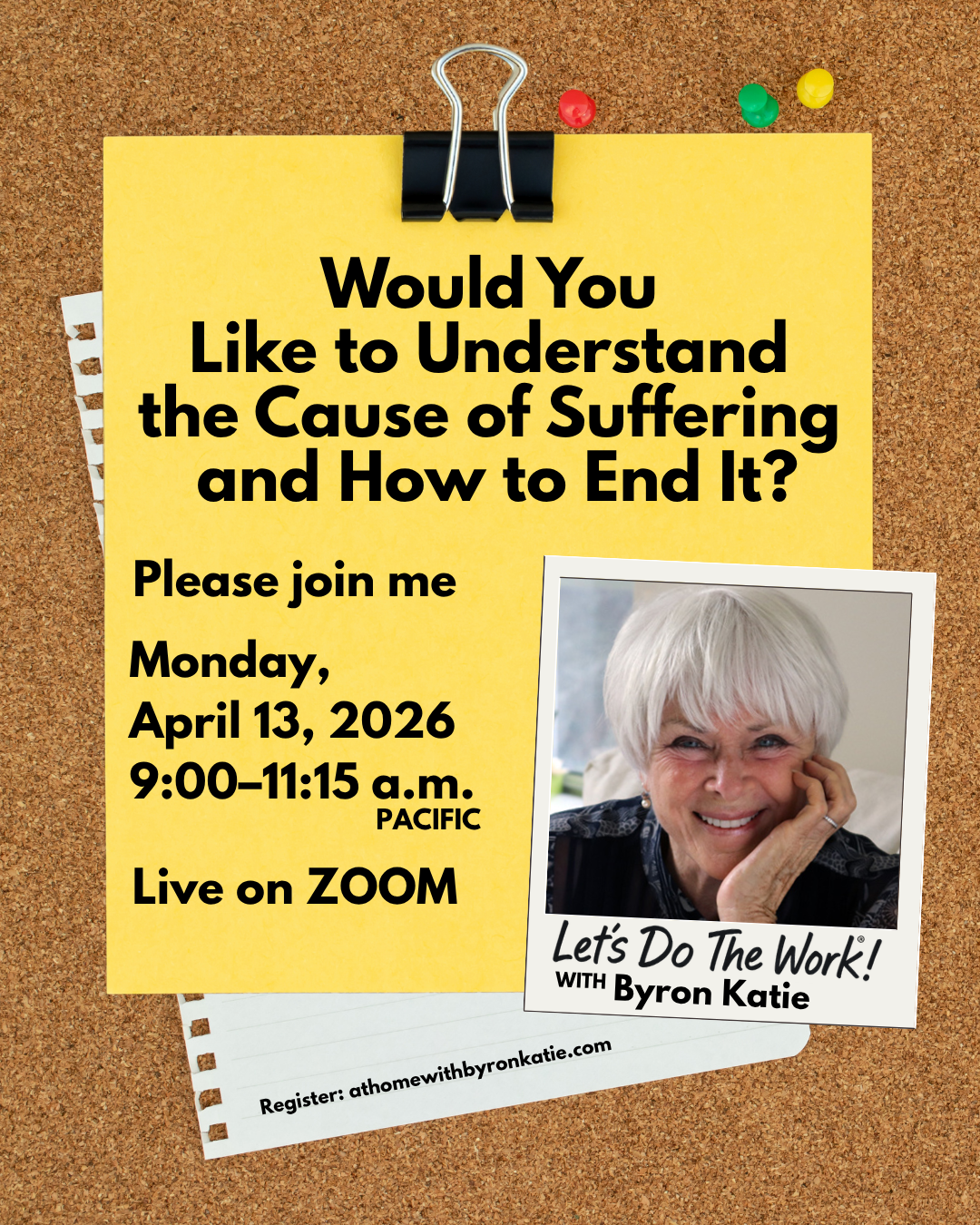 Byron Katie Event
